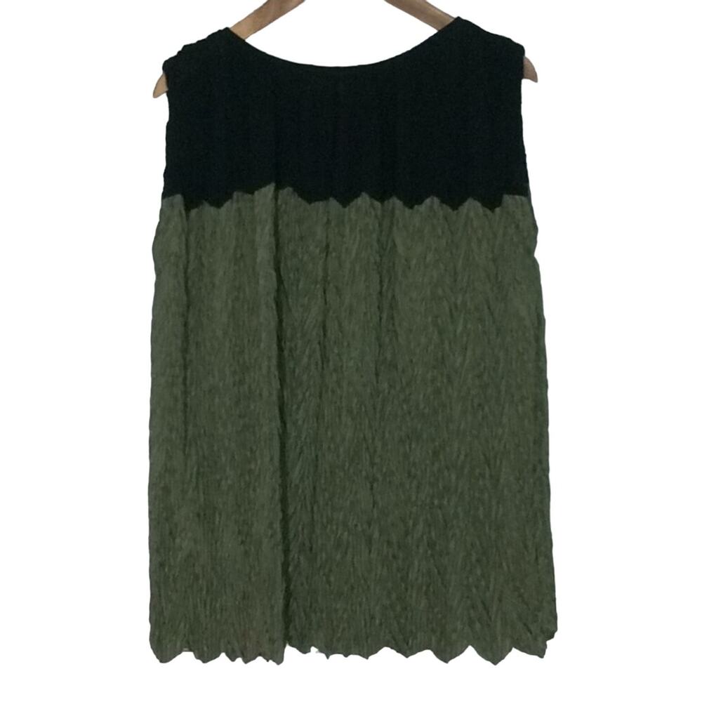 Timeless Naeem Khan Color Block Sleeveless Tunic